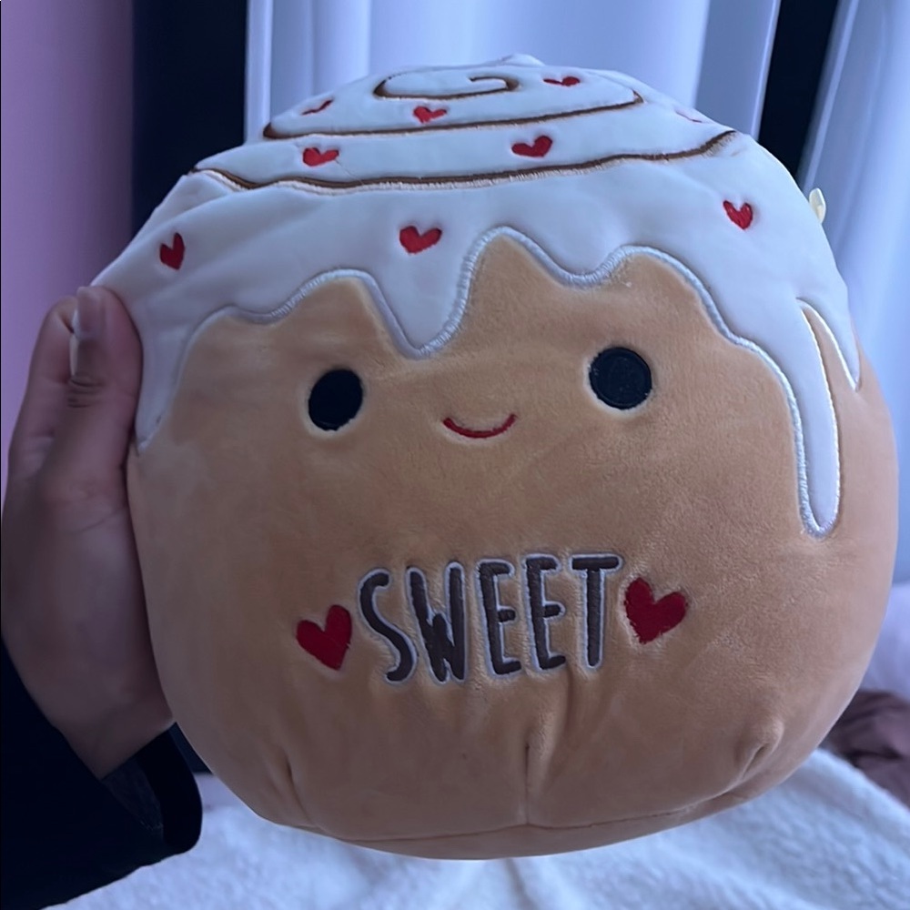 Cute Cinnamon Roll Plush Pillow